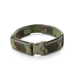 thumbnail for Camouflage tactical lazy belt, student military training Velcro pants belt, adjustable multifunctional outdoor canvas belt
