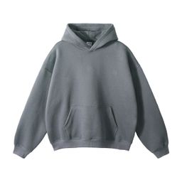 thumbnail for 2026 Fall/Winter New Loose Plush Trendy Sweatshirt Men's Oversize Hooded Trendy Men's Sweatshirt Suit