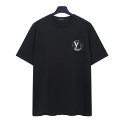 thumbnail for High Version of Lujia 2025 New Show Earth Staff Uniform Letter Printed Casual Loose Short-Sleeved T-Shirt