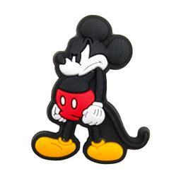 thumbnail for Cross-border Hot Sale Mickey Minnie Cartoon Diy Accessories Hole Shoes Shoes Flower Shoe Buckle Removable Soft Rubber Shoe Accessories