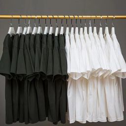 thumbnail for 230G Heavy Thick Cotton Short Sleeve T-Shirt Men's and Women's Jersey Round Neck Loose Solid Color Undershirt - Zero Purchase