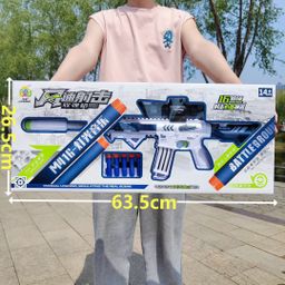 thumbnail for Hand-pulled shell throwing soft bullet gun children's boy toy gun training institution enrollment gift box gift in stock wholesale