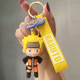 thumbnail for Naruto Cartoon Doll Keychain Wholesale Naruto Kakashi Key Pendant Gaara Car Keychain