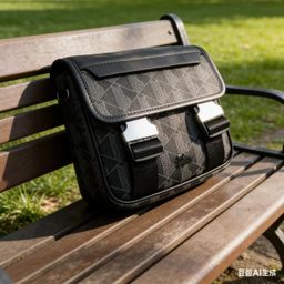 thumbnail for Cross-Border New Retro Printed Messenger Bag for Men, Casual Trendy Handbag, Fashionable Mobile Phone Storage Shoulder Bag