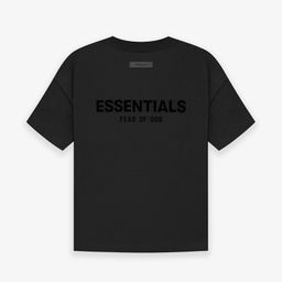 thumbnail for Flocking Back Short Sleeve High Street Casual Loose Hip-Hop Couple Round Neck T-Shirt