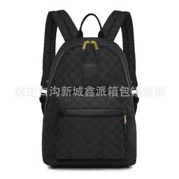 thumbnail for Bolsa de viagem esportiva ao ar livre de grande capacidade em xadrez da moda mochila de viagem tendência transfronteiriça número de item 6003