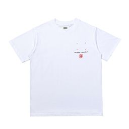 thumbnail for Margiela Margiela MM6 Calendar Alphanumeric Cross-border Short-sleeved Four-corner Inverted Embroidered T-shirt for Men and Women