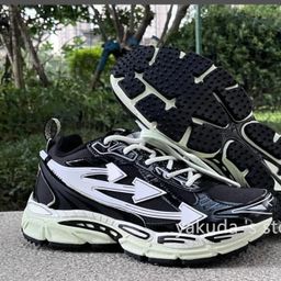 thumbnail for Spot foreign trade new OFF co-branded thick sole heightened arrow daddy shoes couple high-end comfortable and versatile sneakers