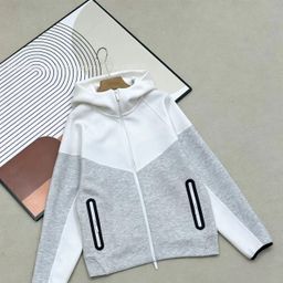 thumbnail for 26 Spring and Autumn New Casual Sports Air Layer Hooded Jacket and Sweatpants Set 454 and 461