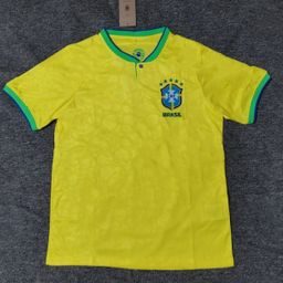 thumbnail for 爆款跨境 巴西 内马尔 球衣足球服 fan version football jersey