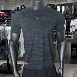 thumbnail for Brand in stock Ice Silk Quick-drying Breathable Elastic Short-sleeved T-shirt Men's Summer Loose Fitness Basketball Casual Top