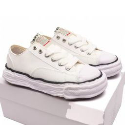 thumbnail for Putian Shoes Mmy Sanyuan Kangyu Open Smile Dissolving Shoes Deformed Ice Cream Sole Low-Top Canvas Sneakers Thick Sole Wholesale