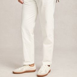 thumbnail for Men's old money style autumn slim version white cotton slacks light luxury casual versatile straight khaki trousers for men