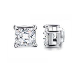 thumbnail for Korean style non-pierced magnet stud earrings round simple punch-free double-sided magnet fake ear clip suit