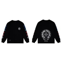 thumbnail for [Full Series] Chrome Hearts Long-Sleeved T-Shirts Pure Cotton Accessible Luxury Embroider Long-Term Supply