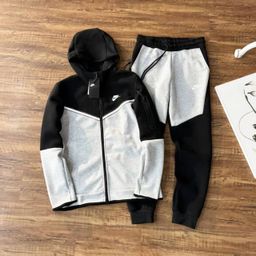 thumbnail for Nk Cross-Border Foreign Trade Men's Casual Hooded Suit Overseas Version Tech Fleece Series Windbreaker Jacket