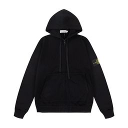thumbnail for Cross-border Foreign Trade STONE Stone Stone Island Classic Cardigan Sweater Hoodie Long Sleeve Zipper Jacket for Men and Women