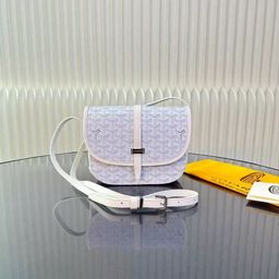 thumbnail for Goyard Goya Men&#039;s and Women&#039;s Saddle Bag Dog Teeth Elegant Messenger Bag Single Shoulder Crossbody Women&#039;s Bag Printed Simple