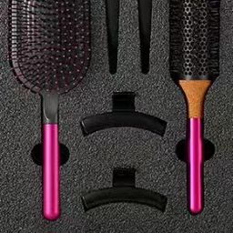 thumbnail for Dyson same air cushion comb, hairdressing comb, wide tooth comb, anti-hair loss, anti-static massage comb, gift box set, holiday gift