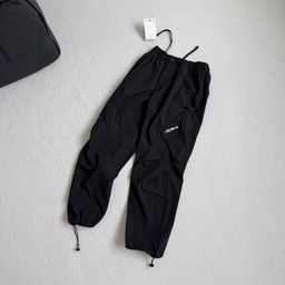 thumbnail for Cross-border SLM outdoor functional cargo pants straight mid-rise elasticated drawstring hem multi-pocket for both men and women