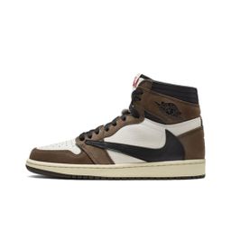 thumbnail for AJ1 pure original shoes shoes barb hook Hiroshi Fujiwara lightning black samurai sneakers Joe 1 low-top men's and women's casual sneakers