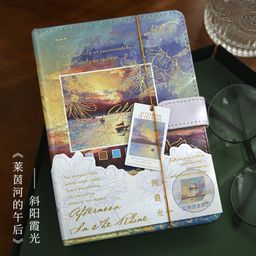 thumbnail for Small days do not turn the page, high-value diary, magnetic buckle, handbook, exquisite notebook, cute handbook