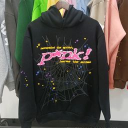 thumbnail for Foreign trade independent station European and American men's and women's same sweatshirts printed sweatshirts men's and women's printed spider Sp5der hoodies
