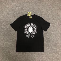 thumbnail for Spring/Summer 2024 B @ Classic Series Camouflage Round People Letter Printing Collection Short Sleeve Fashionable Men&#039s and Women&#039s Casual T-Shirts