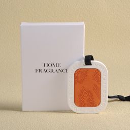 thumbnail for AIRMISS gesso com fragrância de penas de pavão colorido incrustado versão coreana difusor de pedra comprimidos de fragrância carro guarda-roupa aromaterapia