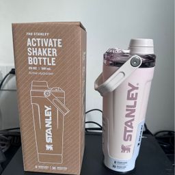 thumbnail for Stanley Sports Water Bottle Large Capacity Portable Insulated Cold and Thermal Cup Outdoor Cycling Stainless Steel Water Cup 20oz
