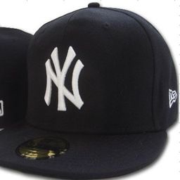 thumbnail for ins men's full-closure baseball cap non-adjustable hat fully enclosed hip-hop cap flat-brimmed hat american size plate hat