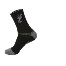thumbnail for Meias de basquete masculinas de meia panturrilha outono e inverno nova estrela absorvente de suor e confortável ins meias esportivas equipe meias de algodão drop shipping