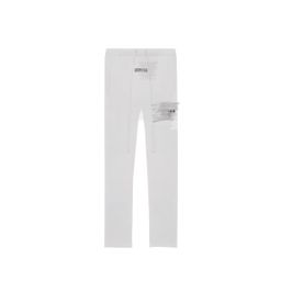 thumbnail for 2022Ss-Essentials-Flannel Straight-Leg Pants with Small Logo Flocking Print