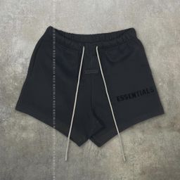 thumbnail for Shorts ESSENTIALS de alta qualidade multi-thread temporada 10 preto preto solto calças de rua FOG calças casuais americanas