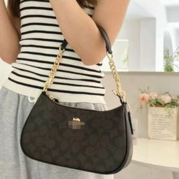 thumbnail for High-end new Teri underarm single shoulder crossbody handbag chain classic monogram versatile handheld mahjong bag