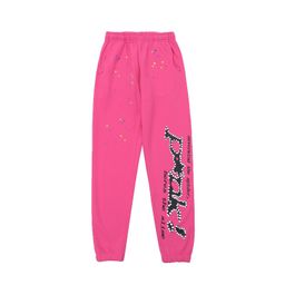 thumbnail for Light luxury fashion hip hop sp5 letter LOGO print casual trousers leggings fashion men's and women's sweatpants