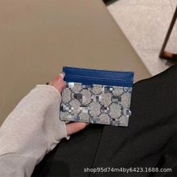 thumbnail for Manufacturer&#039s Spot Direct Approval Left and Right Flip Card Bag Card Holder Trendy Brand Cosmetics Bag Multi-Card Presbyopic Coin Purse Hot Luxury Gift