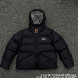 thumbnail for Cross-Border Hot-Selling Cotton Clothing for Men and Women, Solid Color Versatile Hooded Jacket, Winter Casual Bread Jacket