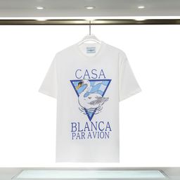 thumbnail for New foreign trade products Casablanca short sleeve crew neck short sleeve T-shirt Door of Illusion letter logo print personality t