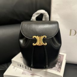 thumbnail for 2025 Spring and Summer New Casual Versatile Genuine Leather Commuting Arc De Triomphe Backpack Backpack College Style Bag Women&#039s Bag
