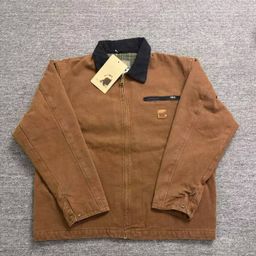 thumbnail for Hart J97 Detroit American washed lapel workwear vintage solid color jacket canvas men's and women's fall and winter jackets