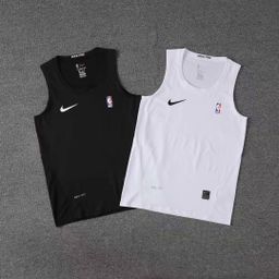 thumbnail for Calças justas esportivas colete de basquete de alta elasticidade de secagem rápida fitness corrida treinamento atletismo fundo sem mangas camiseta respirável para homem