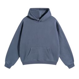 thumbnail for 2026 Fall/Winter New Loose Plush Trendy Sweatshirt Men's Oversize Hooded Trendy Men's Sweatshirt Suit