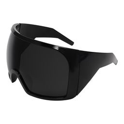 thumbnail for 2024 futuristic sense of science and technology super large punk sports style mask Y2K personality trend ins cross-border integrated goggles