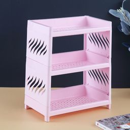thumbnail for Cosmetics, stationery, student dormitory desktop, simple multi-layer detachable shelf, organize storage, storage and storage box
