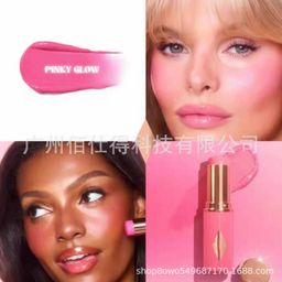 thumbnail for Cross-border in-stock CT blush stick, dual-use for lips and cheeks, moisturizing and naturally adhering to the skin, cosmetics peach glow 9g lipstick