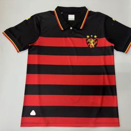 thumbnail for Entrega imediata da Liga Brasileira 2526 Recife Recife uniformes de futebol em casa e fora uniformes de treino masculinos de manga comprida retrô