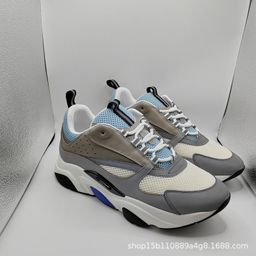 thumbnail for 2023 new D home high-end B22 lace-up color block four seasons couple shoes sneakers running shoes foreign trade factory direct sales
