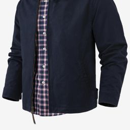 thumbnail for Sweep Size RL Ruff Pony Embroidered Jacket Men&#039;s Autumn and Winter Casual Cadre Coat Cotton Lapel Top