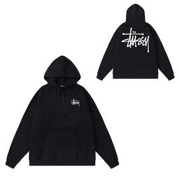 thumbnail for The original standard is a generation of tide brand TU West Wei Yi hooded autumn and winter new letters dice black eight hat sweethearts outfit